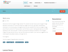 Tablet Screenshot of drumsagardvillage.co.uk